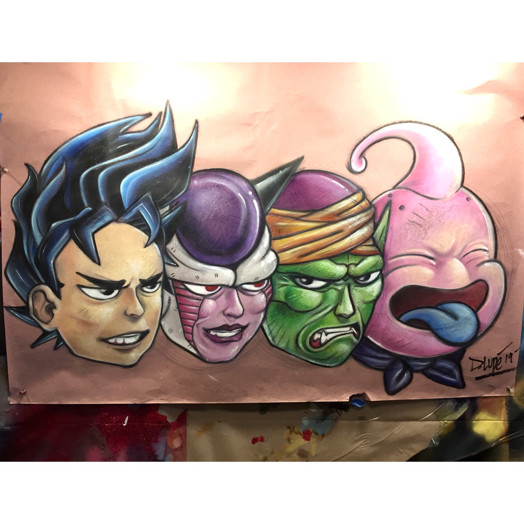 Sketch Book Diaries/ Dragon Ball Z The art of DLupé